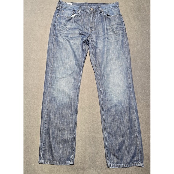 Levi's‎ 559 Jeans Adult 34x34 Blue Denim Relaxed Fit Straight Leg - Picture 1 of 6
